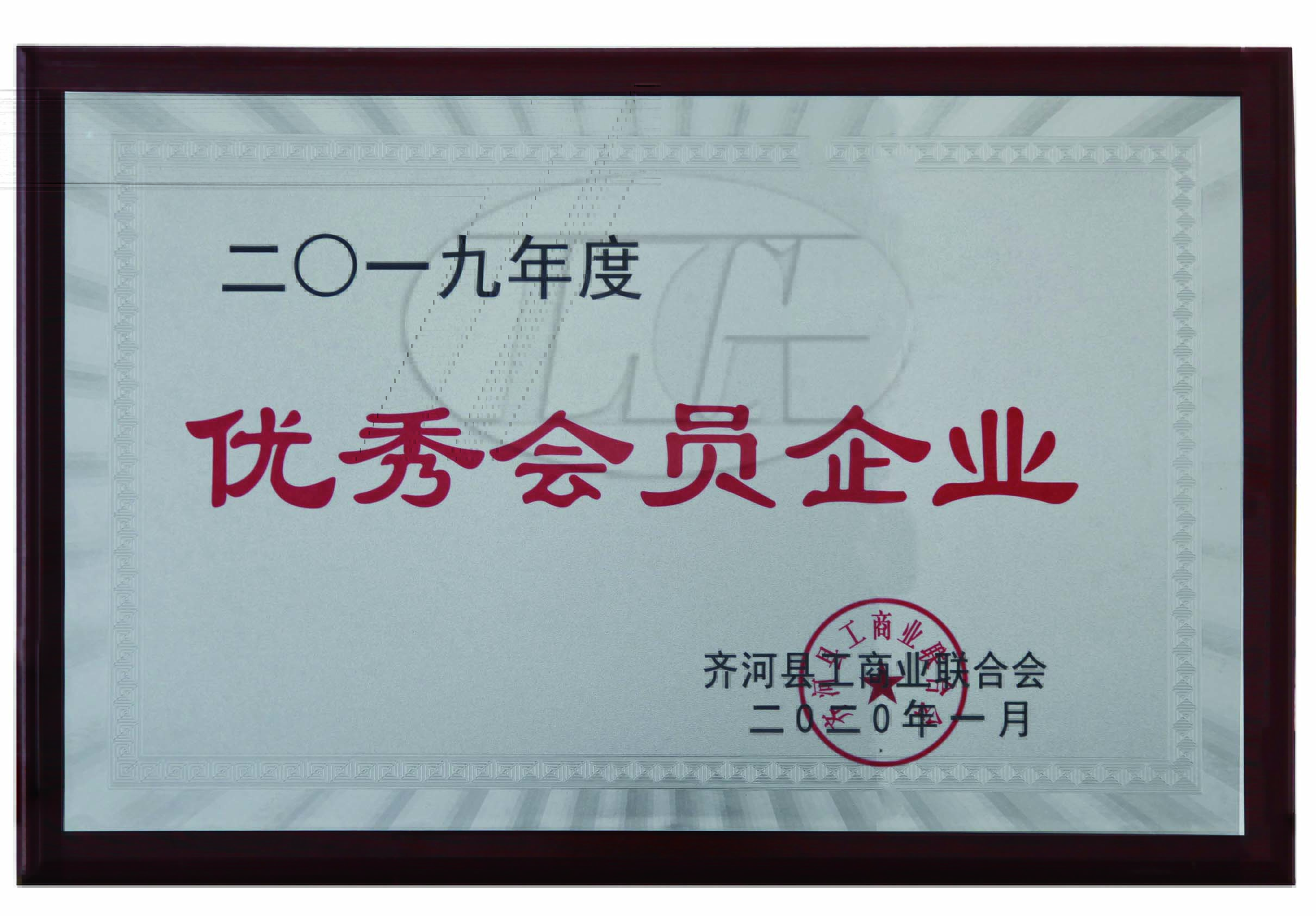 山東聯工試驗機并評為優秀會員企業